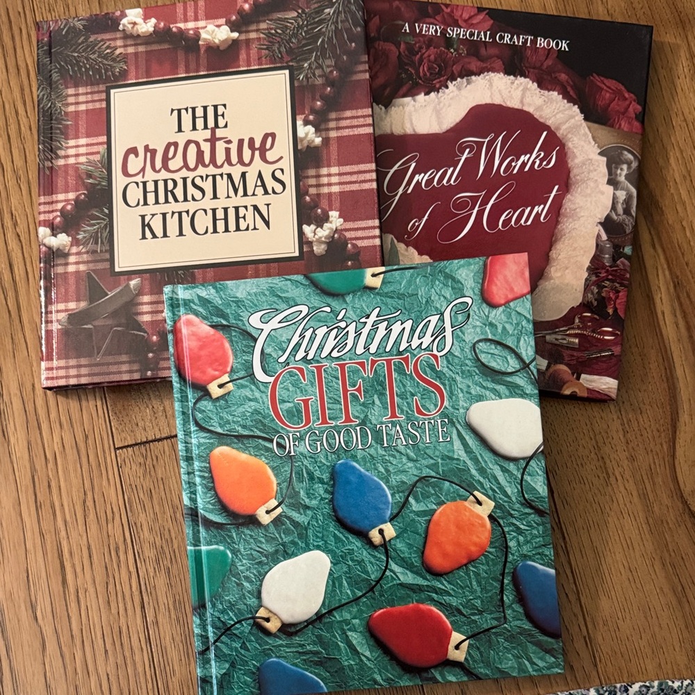 Christmas Gifts of Good Taste Cookbook - all three